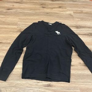 Abercrombie and Fitch large navy long sleeve